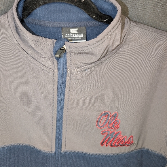 Colosseum Other - Ole Miss Rebels Full-Zip Fleece Jacket - Men's Medium